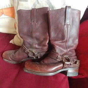 Men's Frye Cowboy boots.